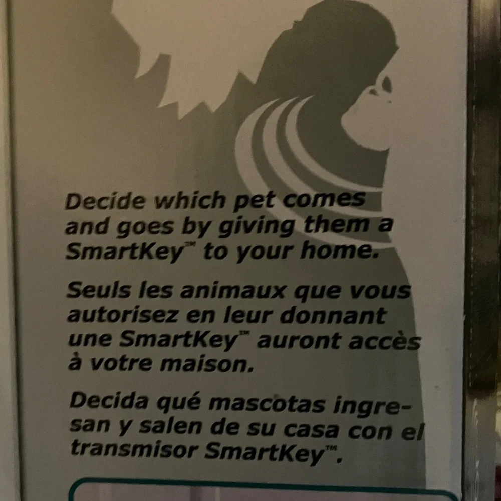 SmartDoor Electronic Pet Door for Small Dogs - Dark Green